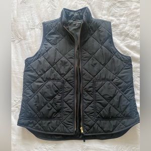 J. Crew Mercantile Black Puffer Vest